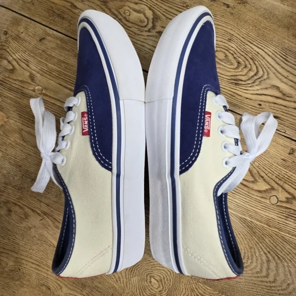 Vans Authentic Pro Stv Navy / Classic White Mens 7 Women 8.5 - Picture 7 of 10
